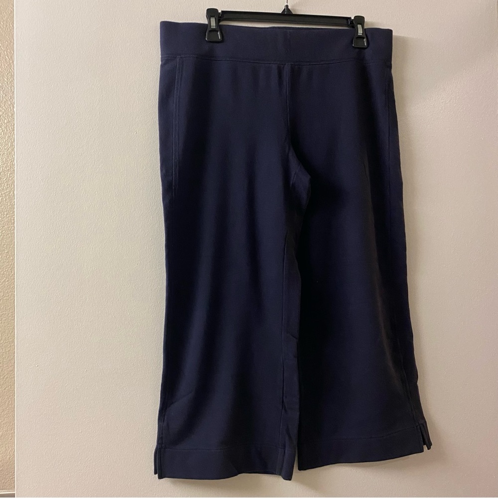 Gap | Blue Body High Rise Wide Leg Yoga Athletic Cropped Pant, M